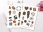 Preview: Autumn Girls Sticker Set